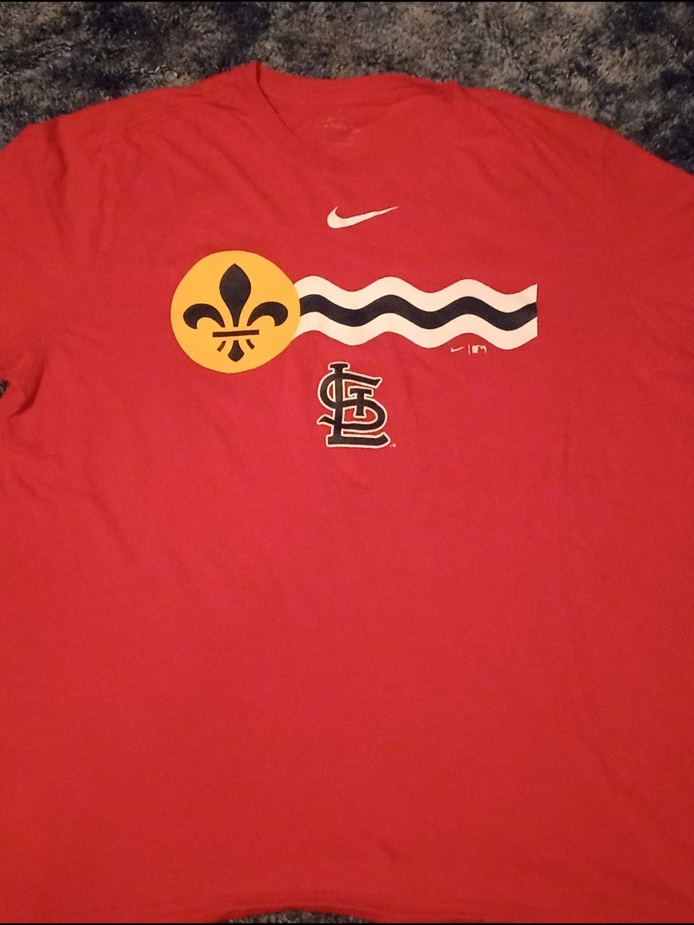 Nike St. Louis Cardinals Large Red Logo Tee
